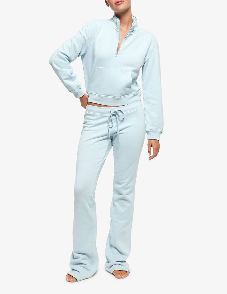 rinascente SKIMS French terry shrunken half zip