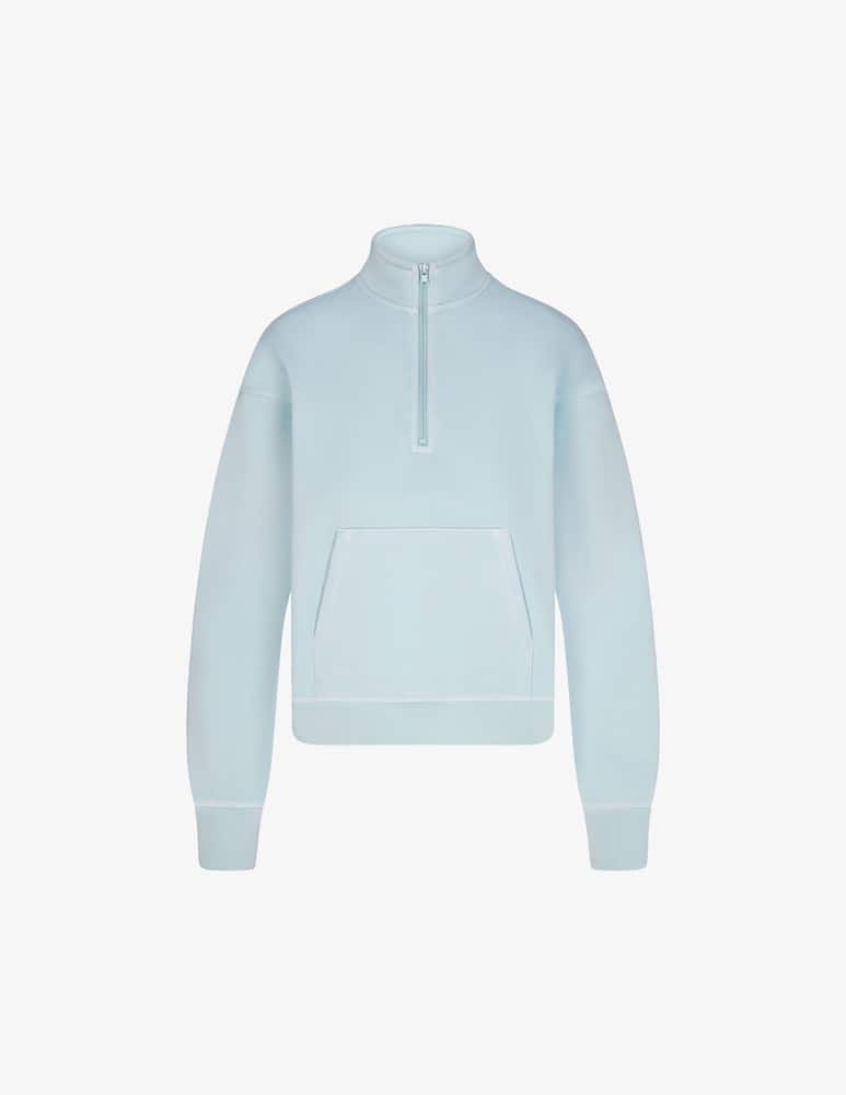 SKIMS Felpa girocollo mezza zip french terry - immagine 5 SKIMS Felpa girocollo mezza zip french terry - immagine 5
