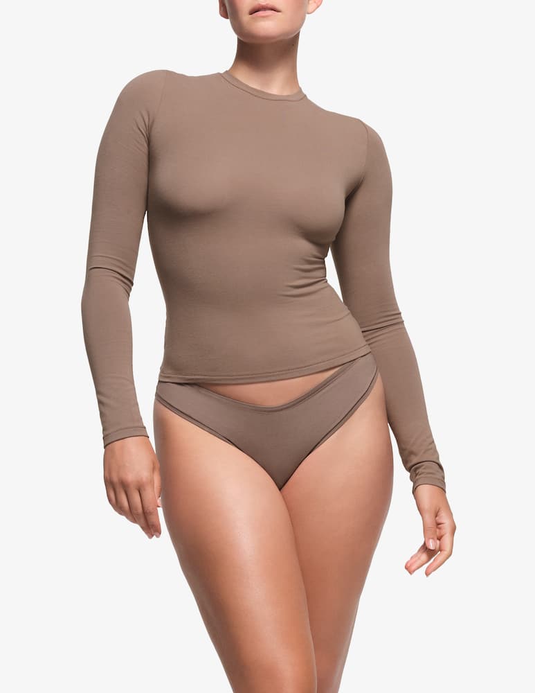 rinascente SKIMS Maglia a maniche lunghe in cotone