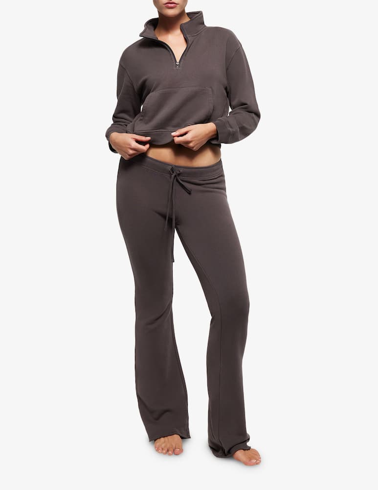 rinascente SKIMS French terry shrunken half zip