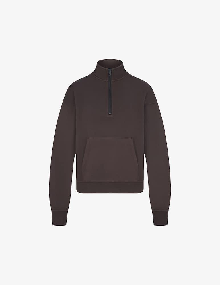 SKIMS Felpa girocollo mezza zip french terry - immagine 5 SKIMS Felpa girocollo mezza zip french terry - immagine 5
