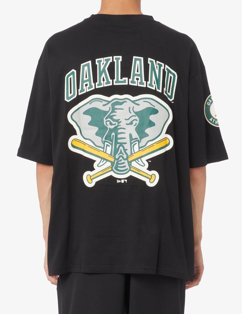 rinascente New Era T-shirt mlb large logo oakland athl