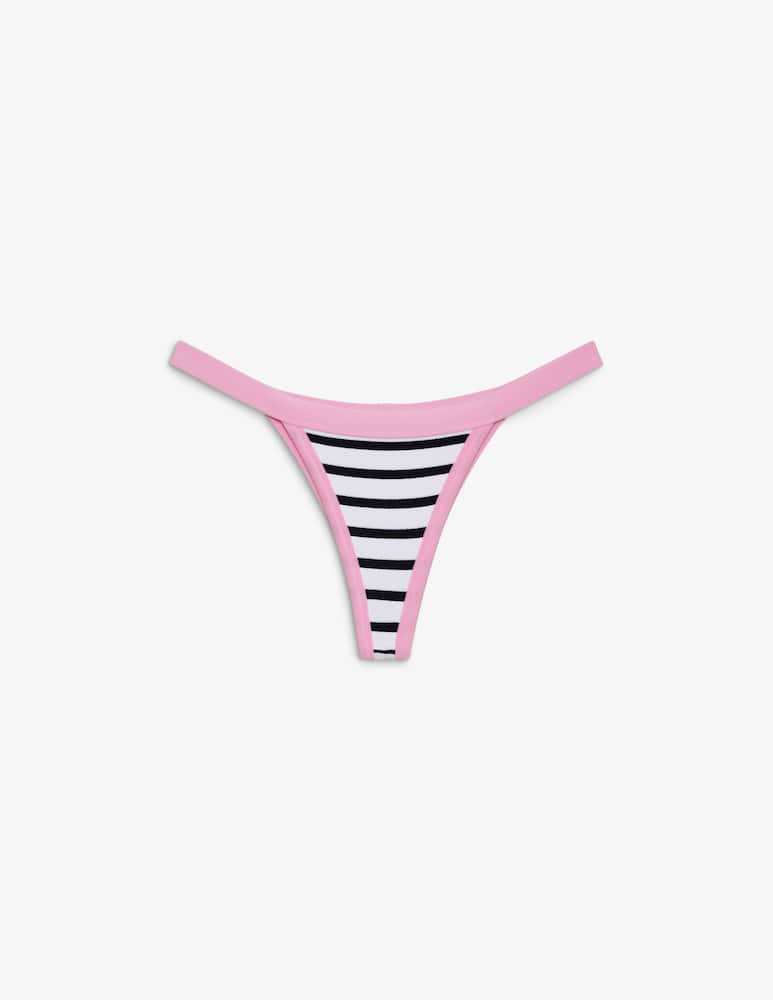 Frankies Bikinis Terry striped bikini bottom - picture 3 Frankies Bikinis Terry striped bikini bottom - picture 3