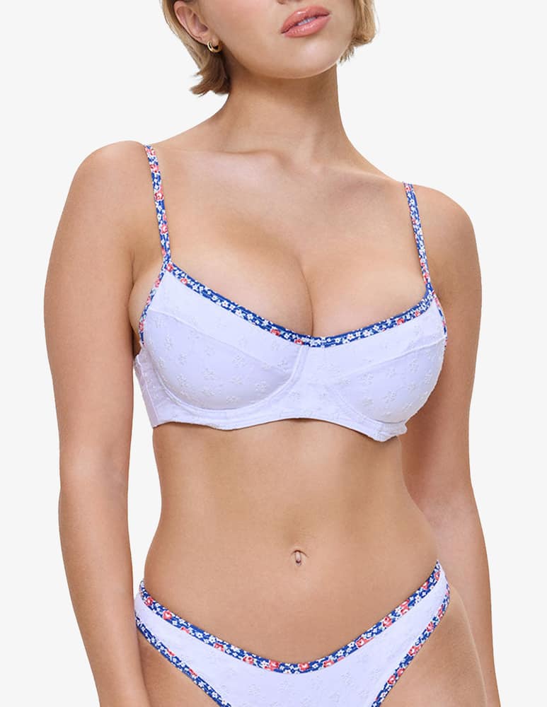 Frankies Bikinis Autumn eyelet bikini top - picture 1 Frankies Bikinis Autumn eyelet bikini top - picture 1