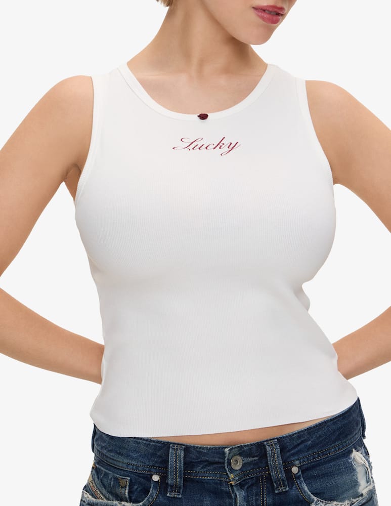 rinascente Frankies Bikinis Canotta a costine Reno