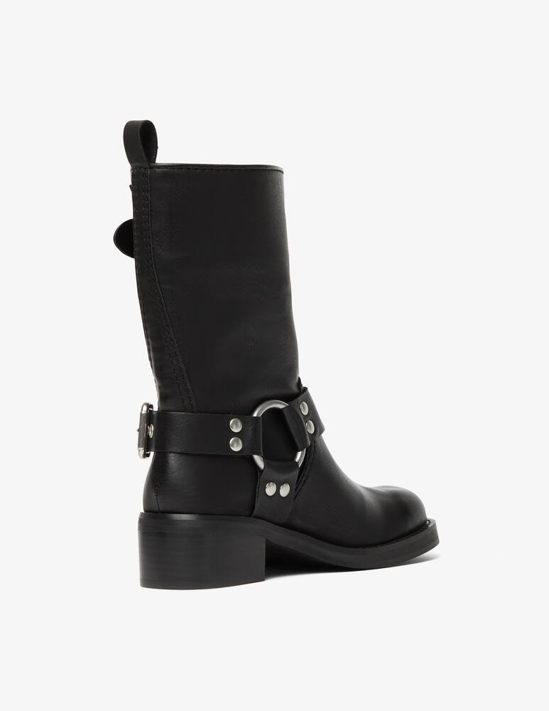 rinascente Steve Madden En-route leather biker boots