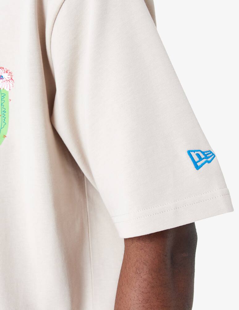 rinascente New Era T-shirt mlb floral logo la dodgers