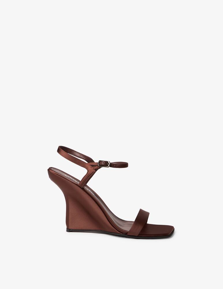 rinascente Jeffrey Campbell Kassandra satin wedge sandals