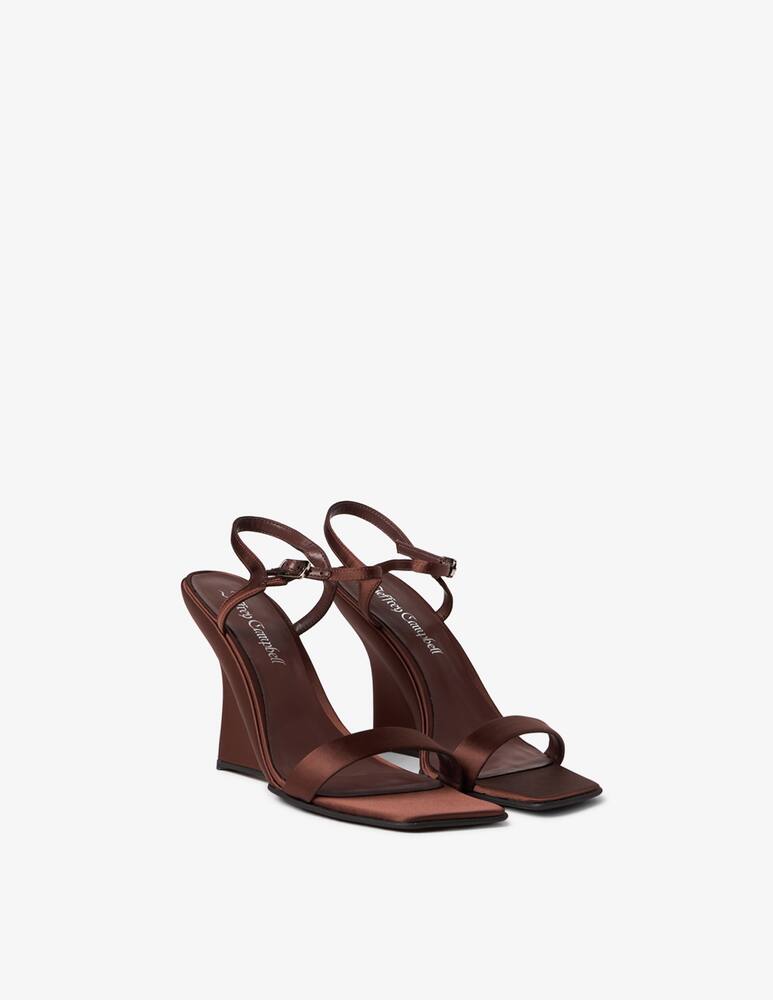 rinascente Jeffrey Campbell Kassandra satin wedge sandals