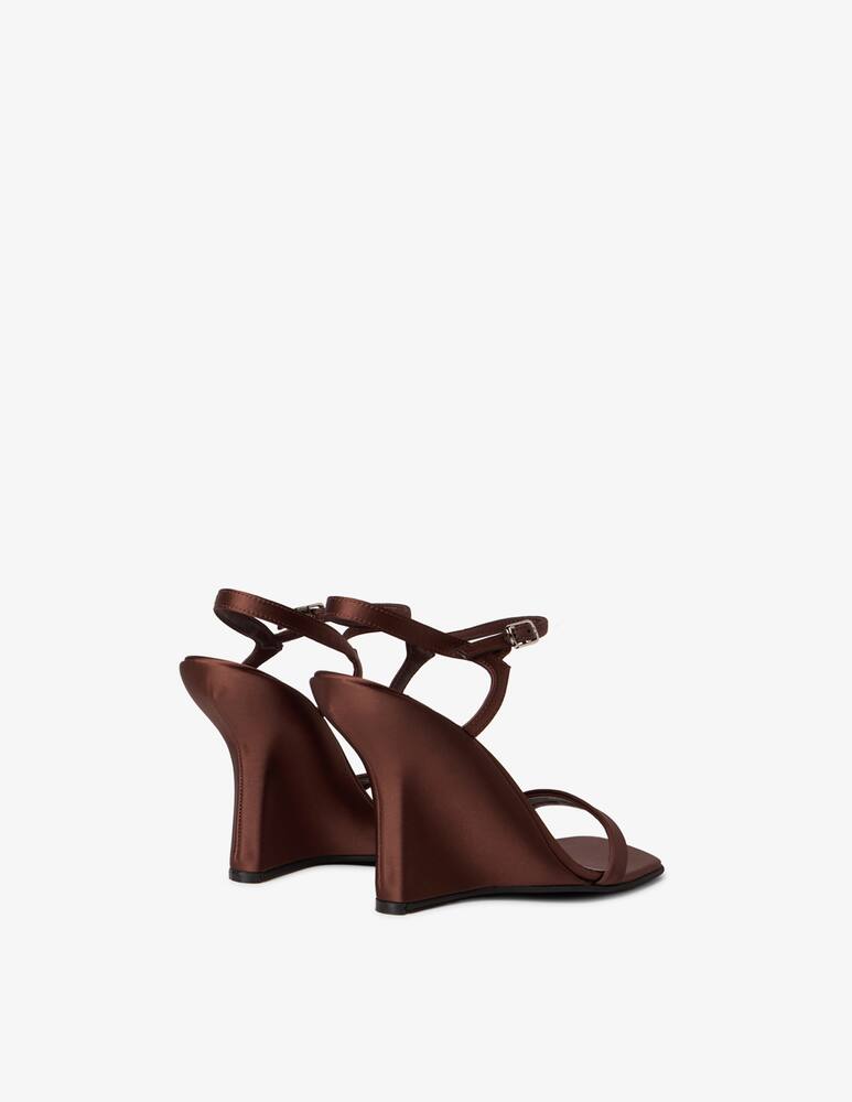 rinascente Jeffrey Campbell Kassandra satin wedge sandals