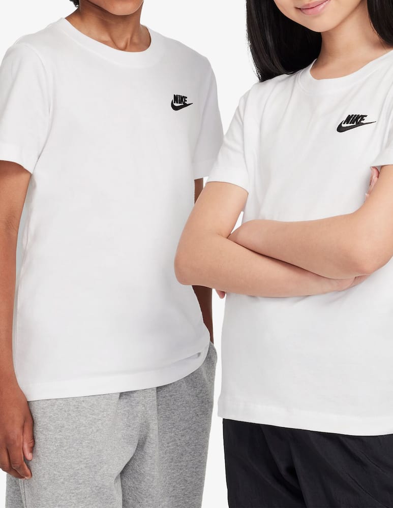 rinascente Nike Nike embroidered logo t-shirt