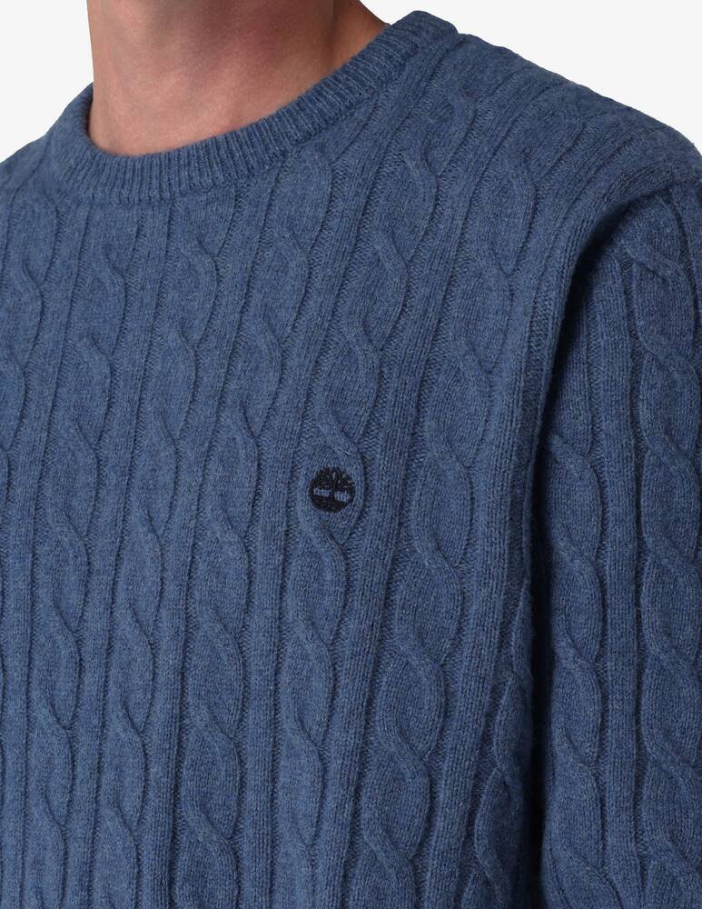 Timberland Maglia girocollo treccia in lana - immagine 4 Timberland Maglia girocollo treccia in lana - immagine 4