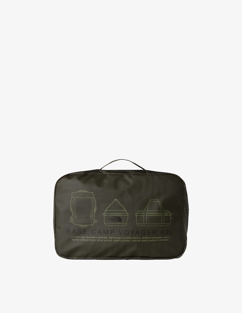 rinascente The North Face Base Camp Voy Duffel 42L  New Taupe Green-Tnf Bla