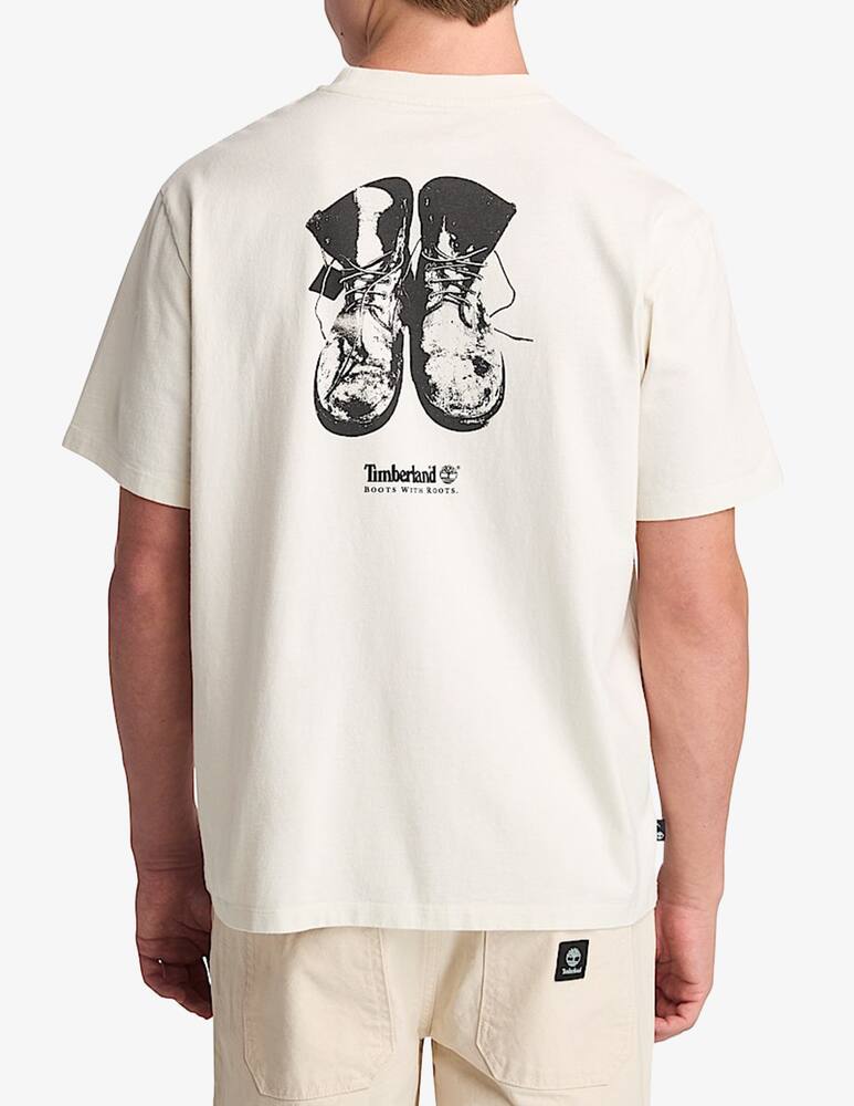 rinascente Timberland Boots front print t-shirt