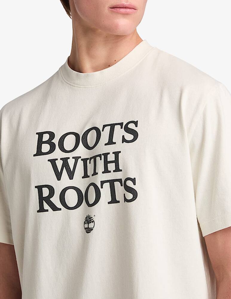 rinascente Timberland Boots front print t-shirt