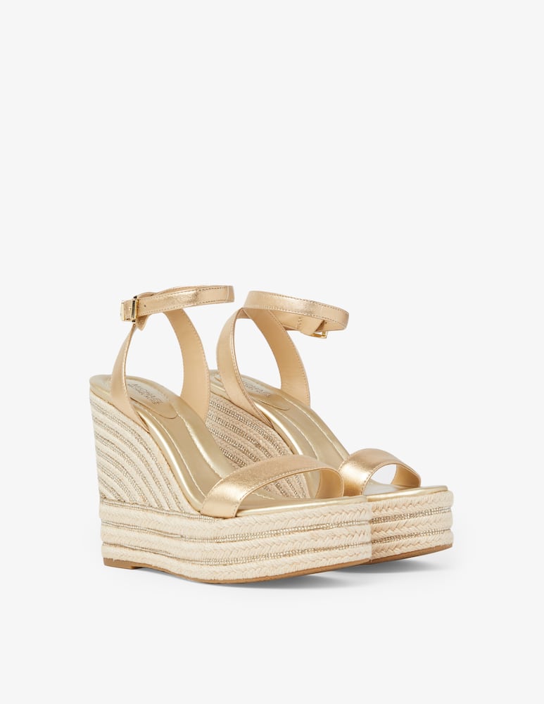 rinascente Michael Michael Kors Leighton wedge sandals