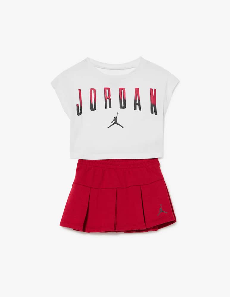 rinascente Nike Jordan Set gonna plissettata