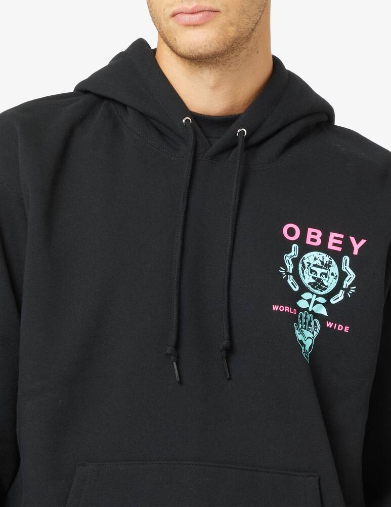 Obey Felpa con cappuccio helping hand - immagine 4 Obey Felpa con cappuccio helping hand - immagine 4