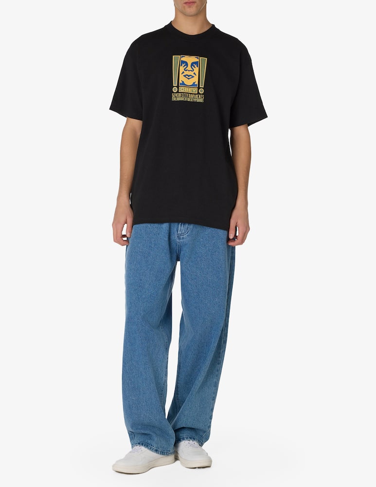 rinascente Obey Graphic exclamation t-shirt