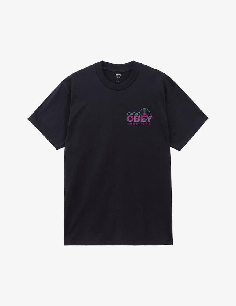 Obey Obey records t-shirt - picture 1 Obey Obey records t-shirt - picture 1