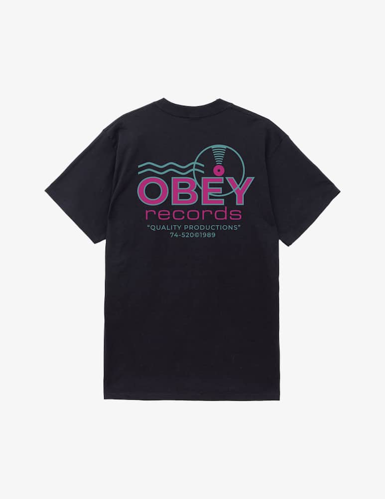 Obey Obey records t-shirt - picture 2 Obey Obey records t-shirt - picture 2