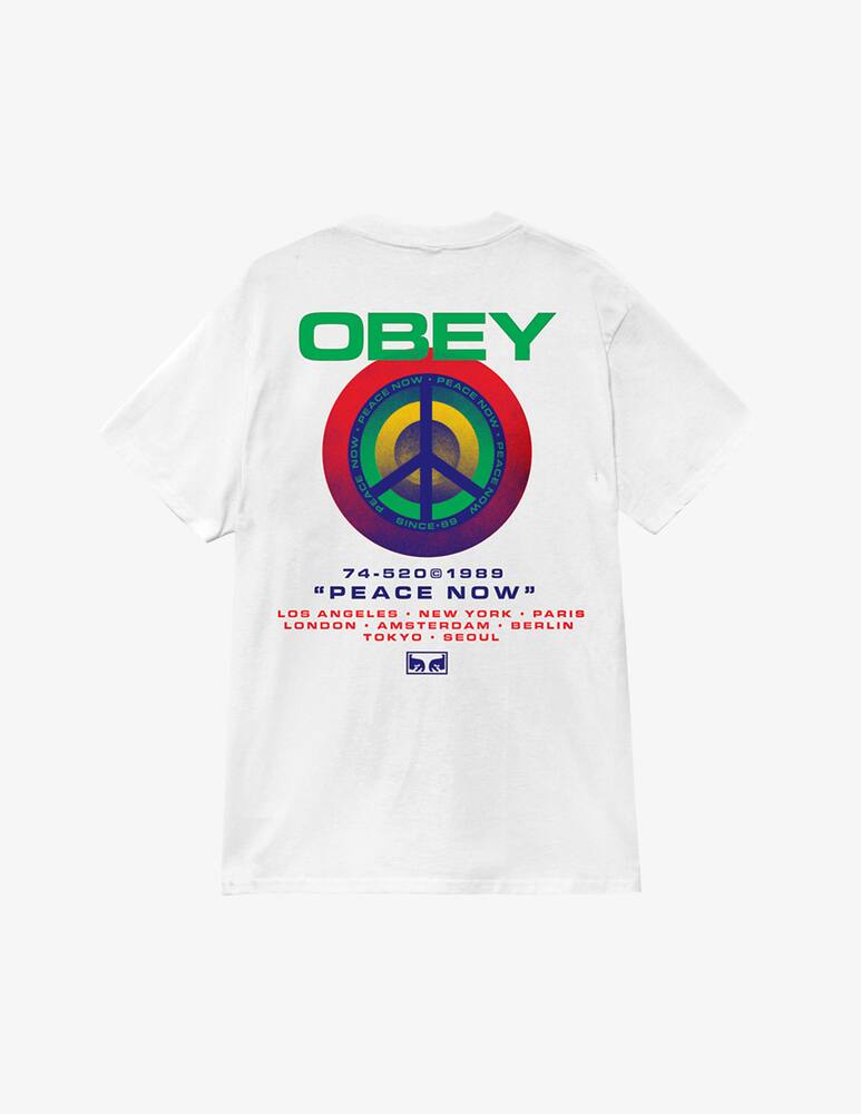 rinascente Obey T-shirt con grafica pace