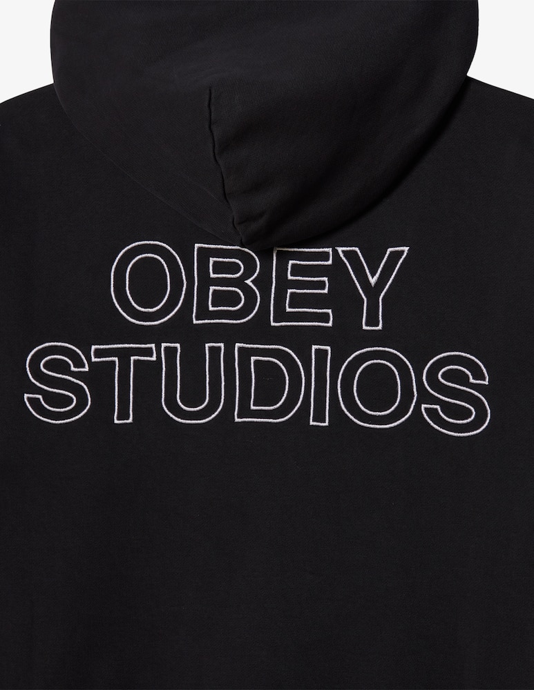 Obey Felpa cappuccio Obey Studios - immagine 3 Obey Felpa cappuccio Obey Studios - immagine 3