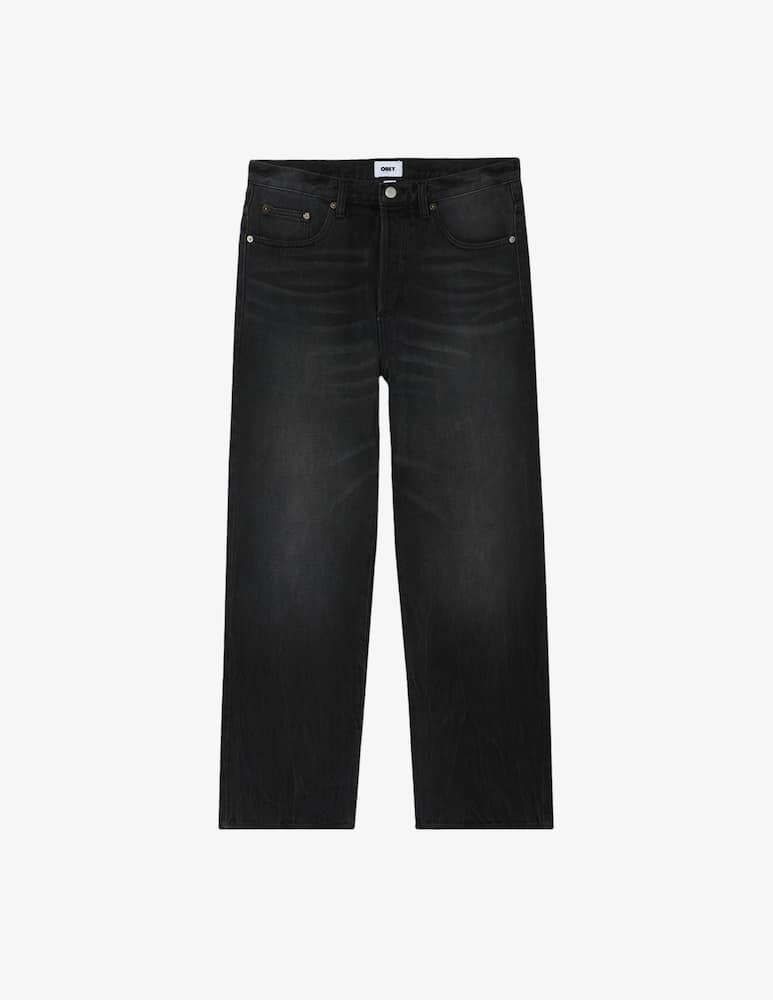 rinascente Obey Boxcar straight leg denim trousers