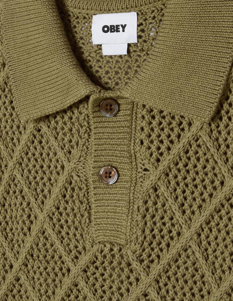 rinascente Obey Polo traforata in maglia Eryk