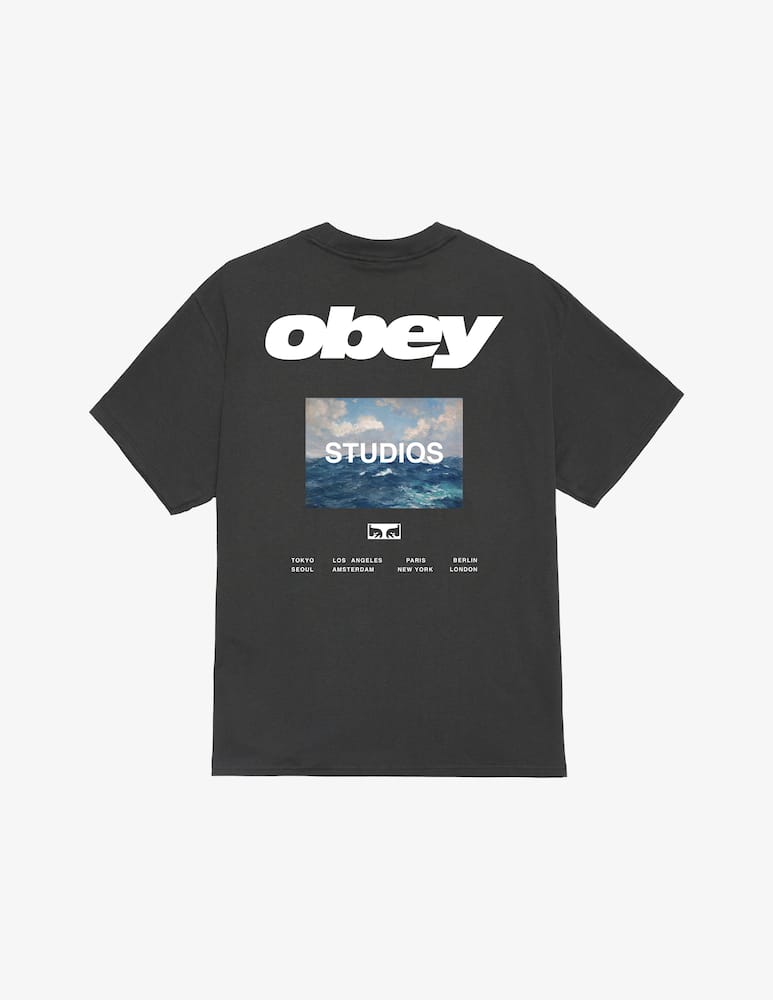 rinascente Obey T-shirt con stampa Wave