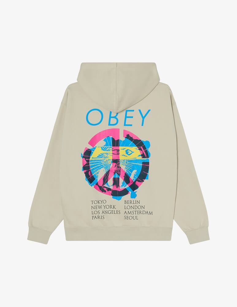 rinascente Obey Felpa con cappuccio Peace Brick