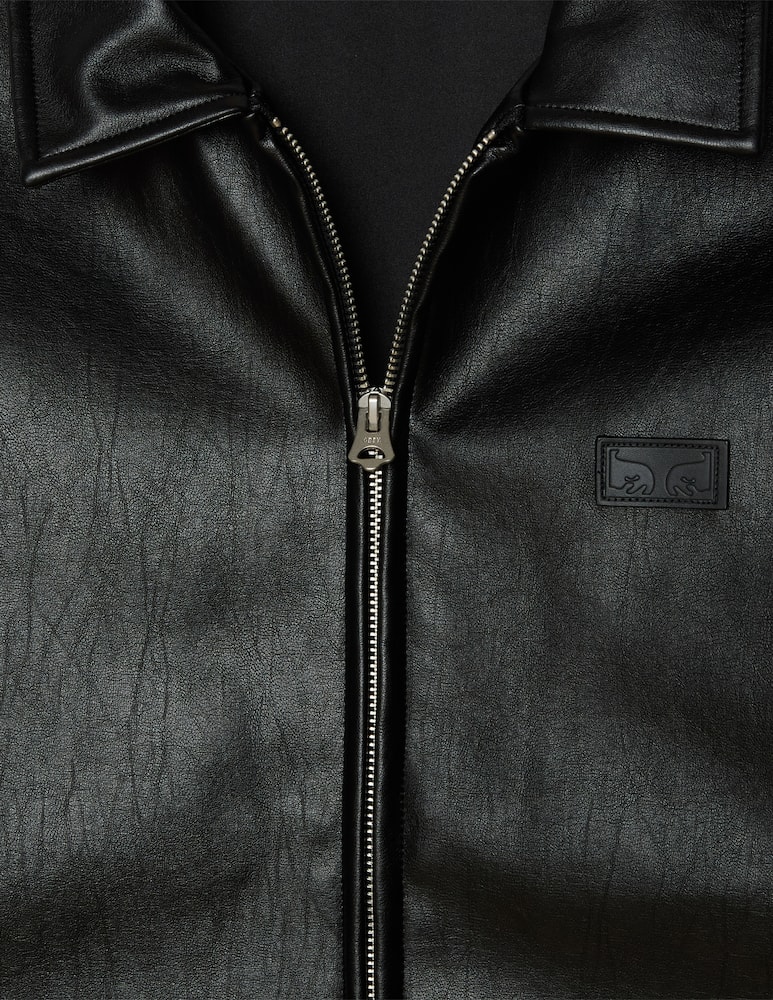 rinascente Obey Workman faux leather jacket