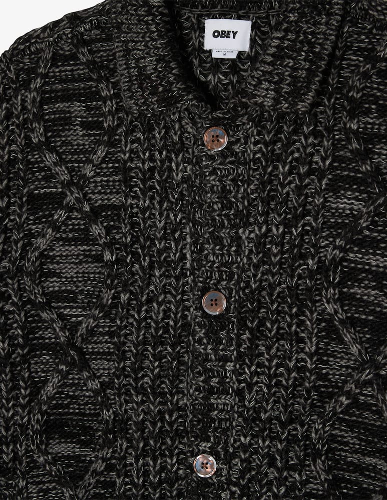 Obey Isar button-up cardigan - picture 3 Obey Isar button-up cardigan - picture 3
