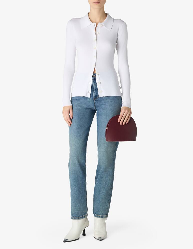 rinascente Michael Michael Kors Fitted ribbed button-up