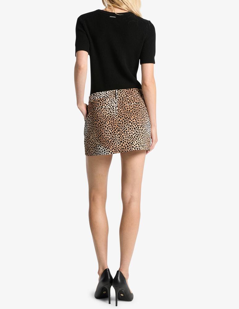 rinascente Michael Michael Kors Gonna stampa ghepardo