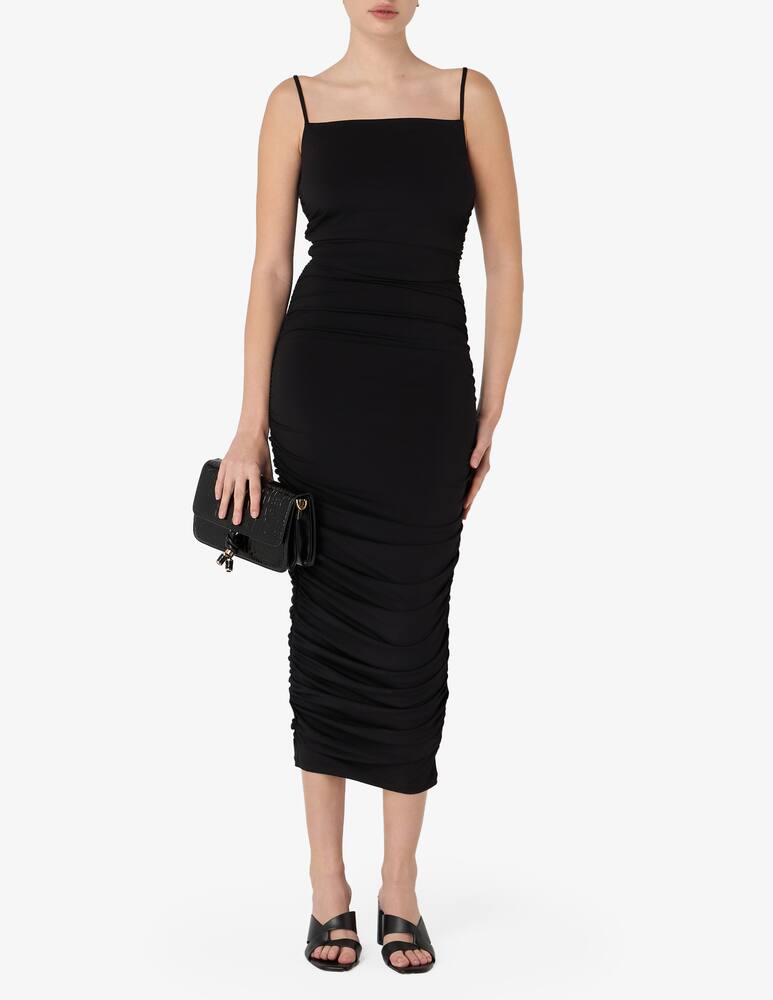 rinascente Michael Michael Kors Ruched fitted midi dress