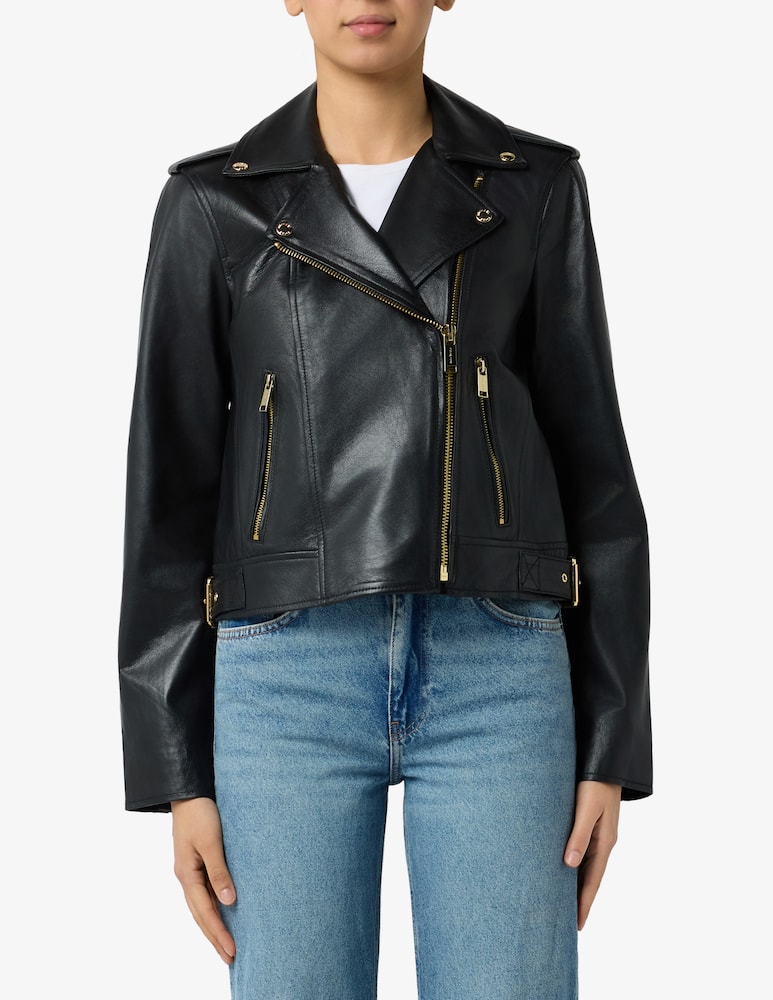rinascente Michael Michael Kors Giacca biker in pelle