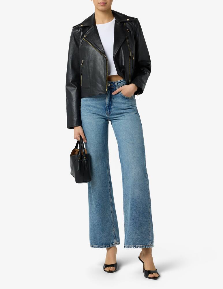 rinascente Michael Michael Kors Giacca biker in pelle