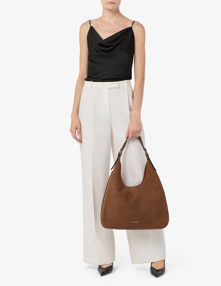 rinascente Michael Michael Kors Nolita L suede hobo bag