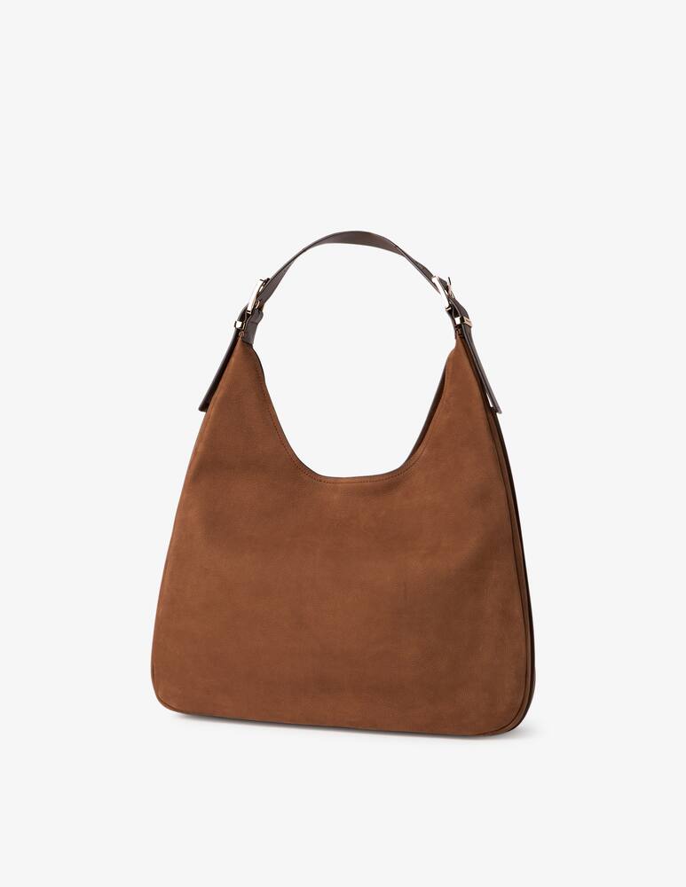 rinascente Michael Michael Kors Nolita L suede hobo bag