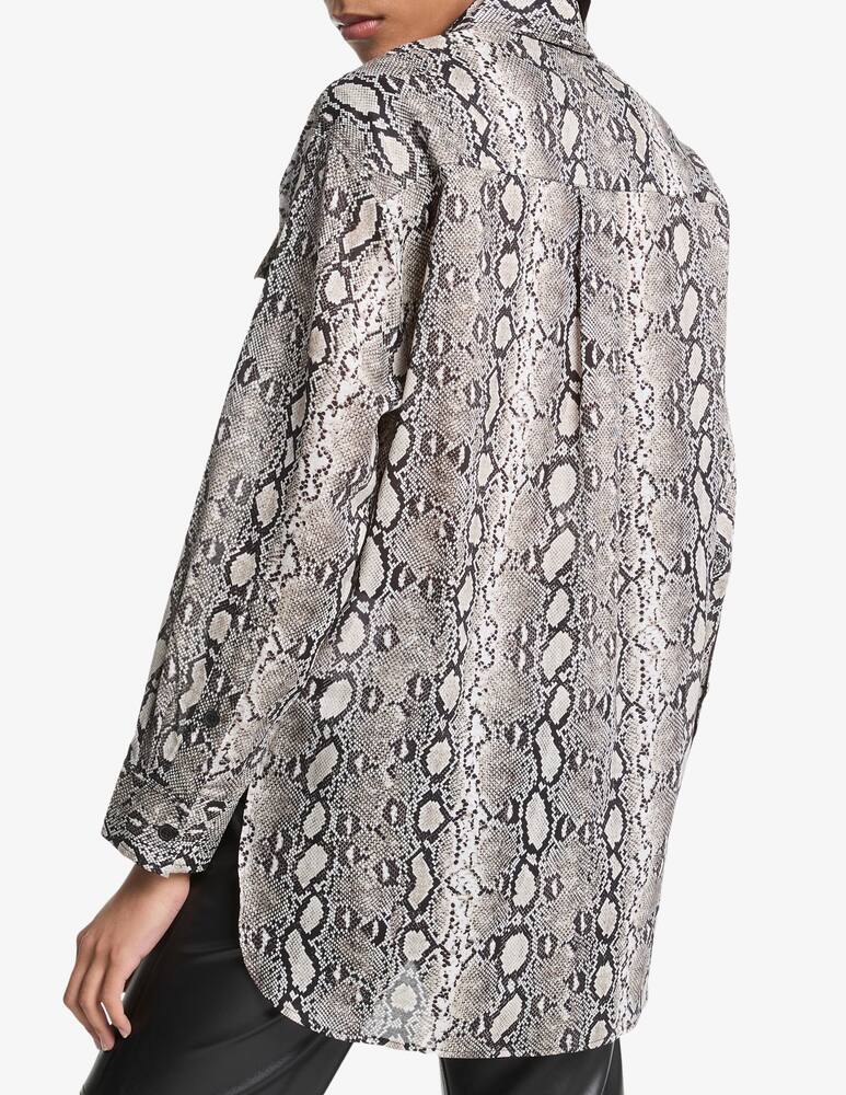 rinascente Michael Michael Kors Camicia oversize stampa pitonata