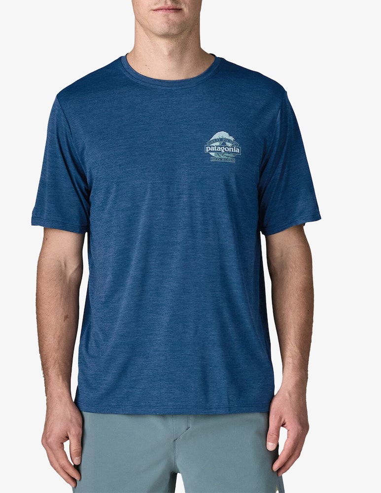 rinascente Patagonia Great waves logo t-shirt