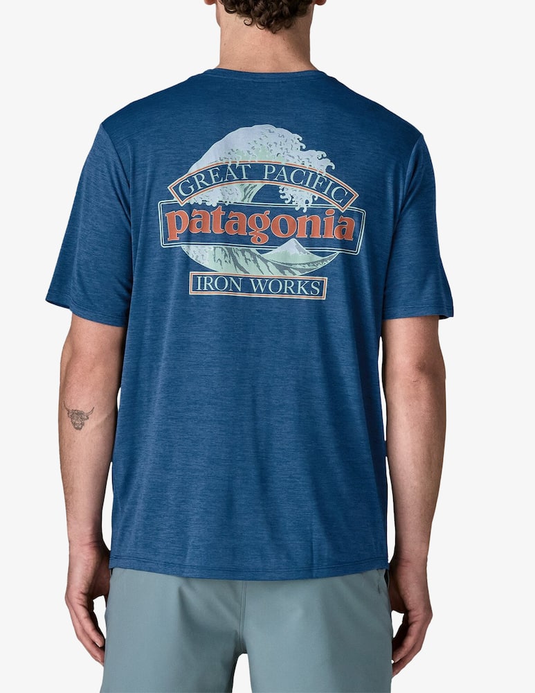 rinascente Patagonia Great waves logo t-shirt