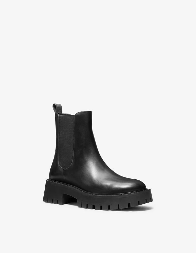 rinascente Michael Michael Kors Asher flat bootie leather logo back