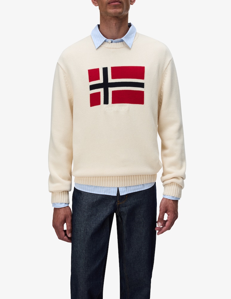 rinascente Napapijri Flag crewneck jumper
