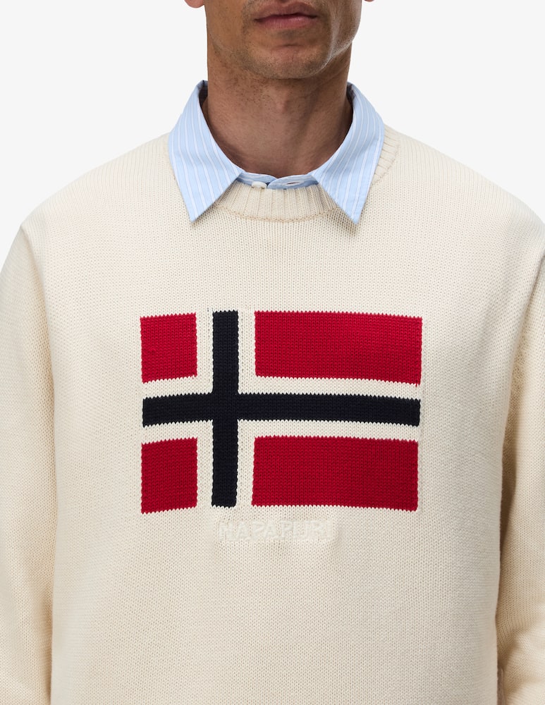 rinascente Napapijri Flag crewneck jumper