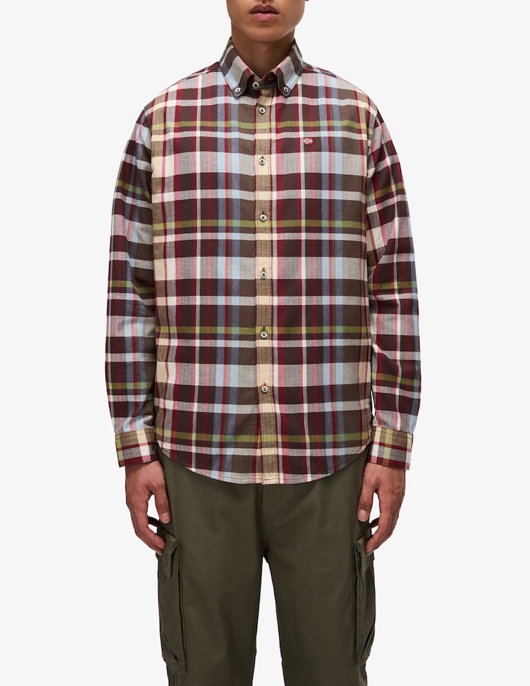 Napapijri Camicia quadri multicolore - immagine 1 Napapijri Camicia quadri multicolore - immagine 1
