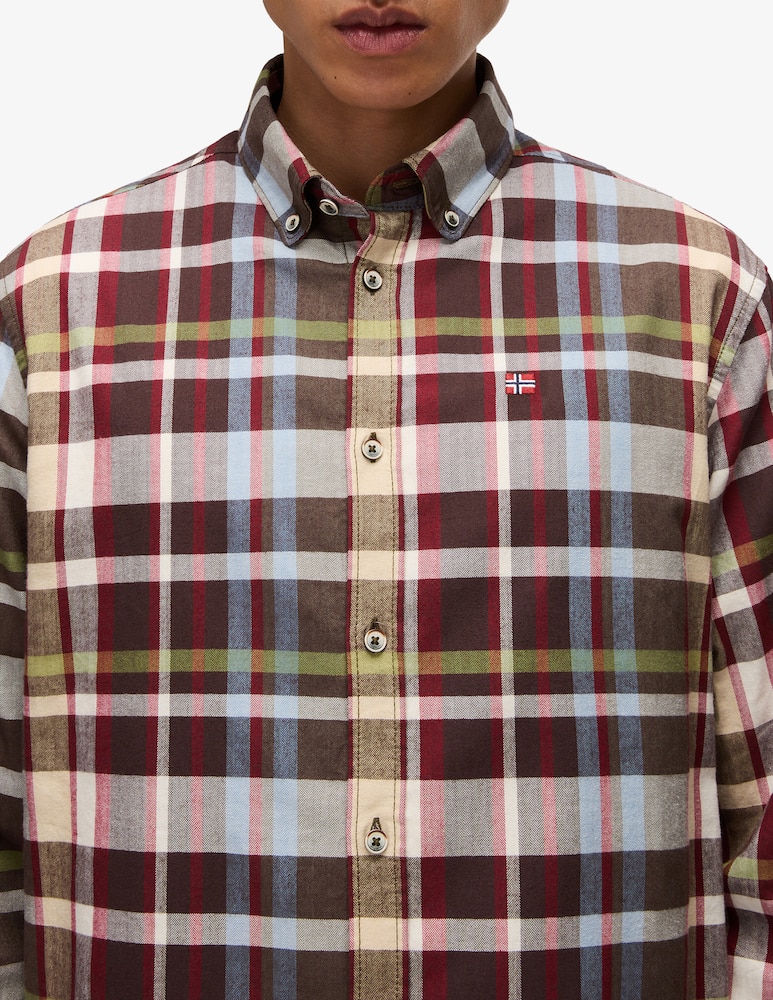 Napapijri Camicia quadri multicolore - immagine 3 Napapijri Camicia quadri multicolore - immagine 3