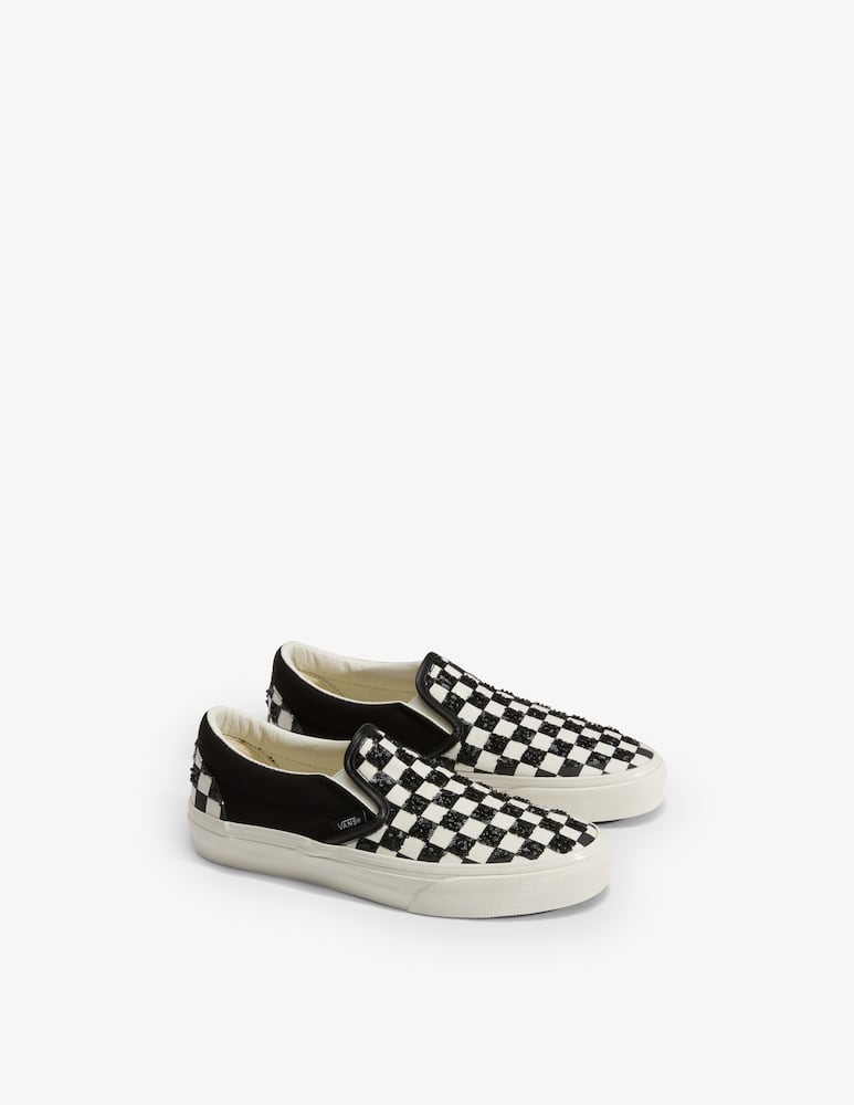rinascente Vans Sneakers slip-on check con paillettes