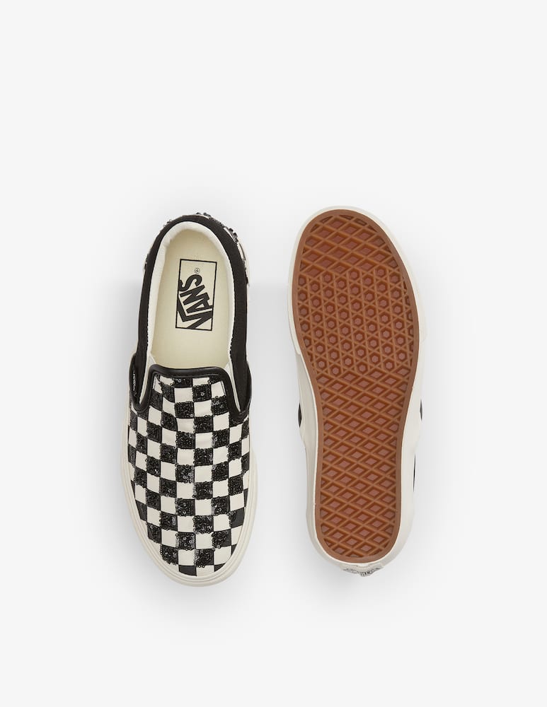 rinascente Vans Sneakers slip-on check con paillettes
